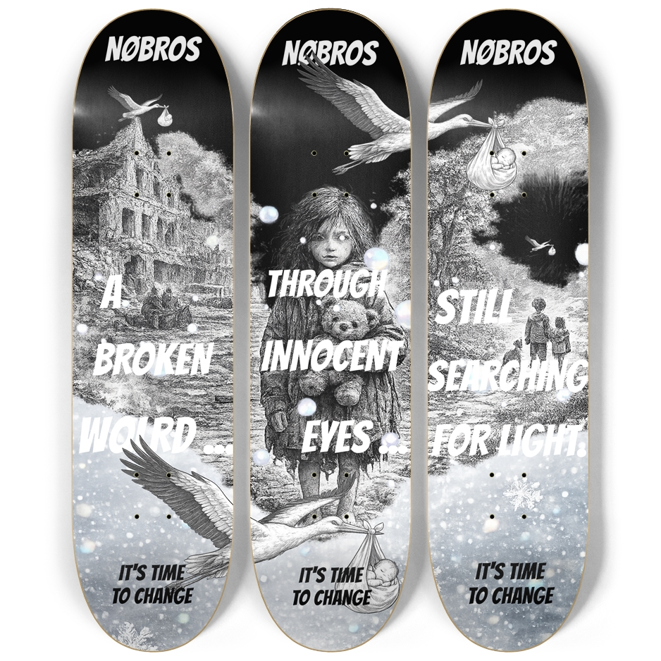 NØBROS - INNOCENT EYES Skateboard Series
